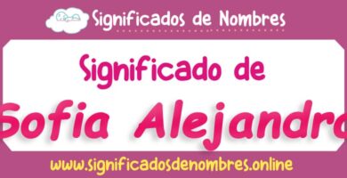 Significado de Sofia Alejandra
