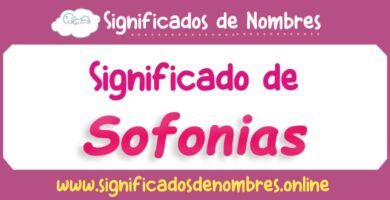 Significado de Sofonias