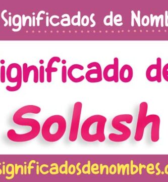 Significado de Solash