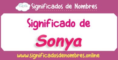 Significado de Sonya