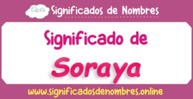 Significado de Soraya