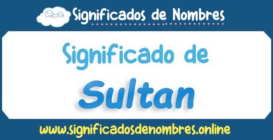 Significado de Sultan