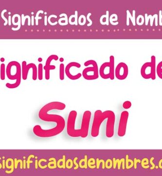 Significado de Suni