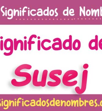Significado de Susej