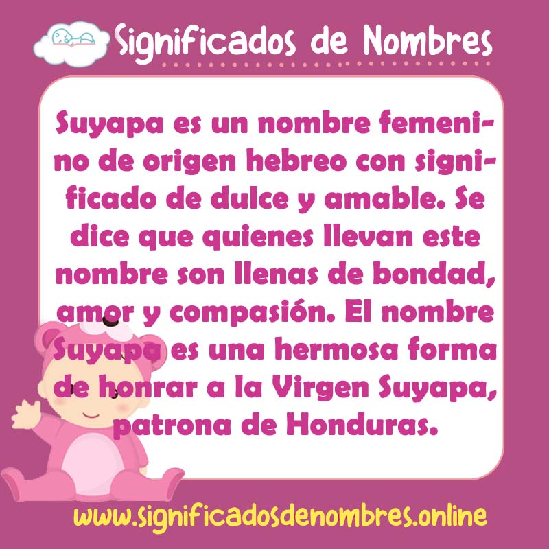 Significado y origen del nombre Suyapa