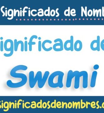 Significado de Swami