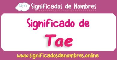 Significado de Tae