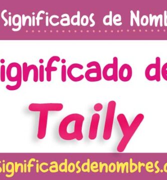 Significado de Taily
