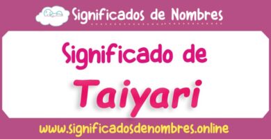 Significado de Taiyari