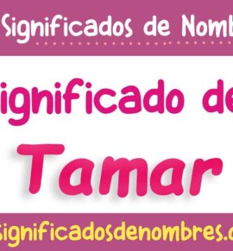 Significado de Tamar