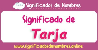 Significado de Tarja