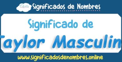 Significado de Taylor Masculino