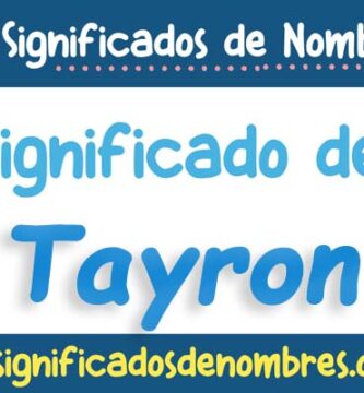 Significado de Tayron