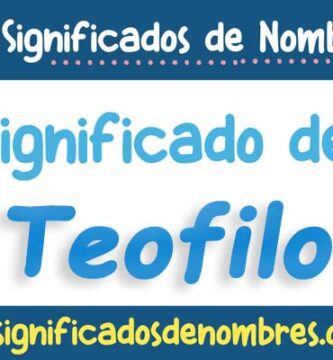 Significado de Teofilo