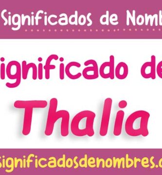 Significado de Thalia