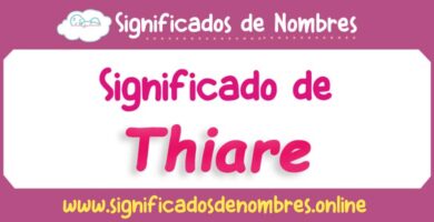 Significado de Thiare