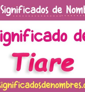 Significado de Tiare