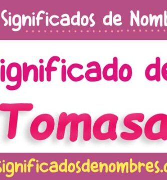 Significado de Tomasa