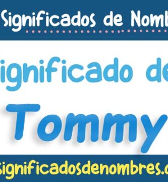 Significado de Tommy