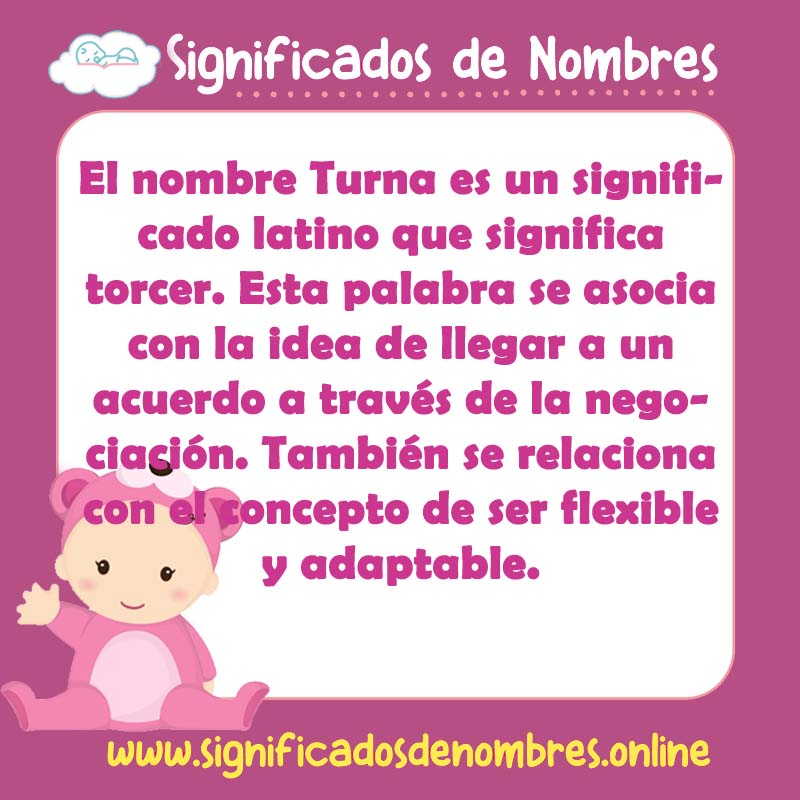 Significado y origen del nombre Turna