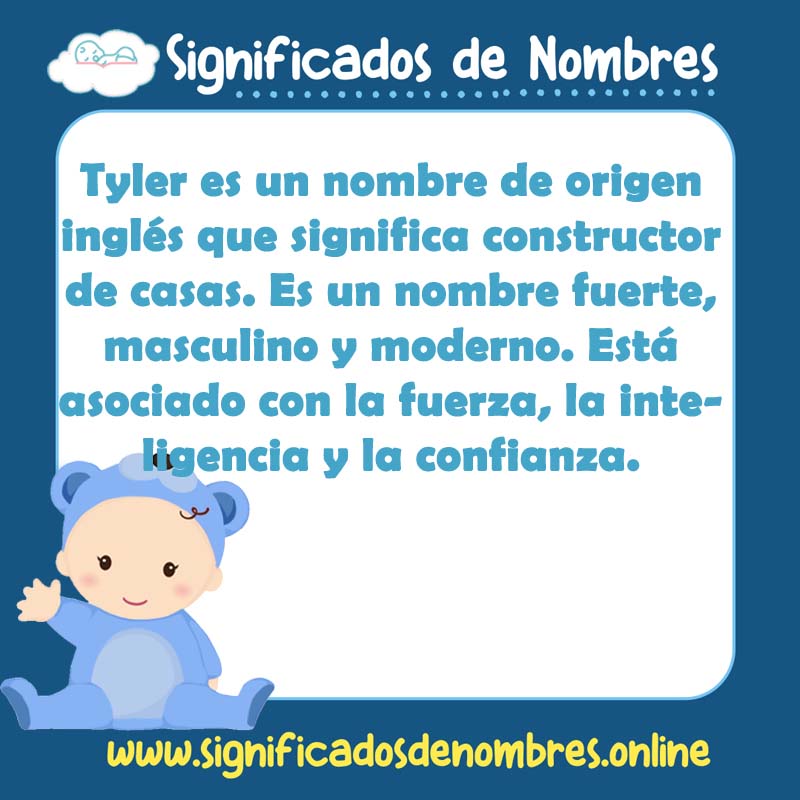 Significado y origen del nombre Tyler