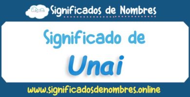 Significado de Unai