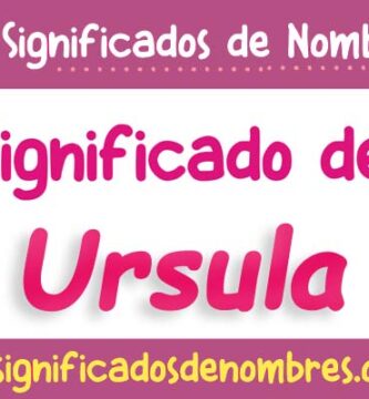 Significado de Ursula