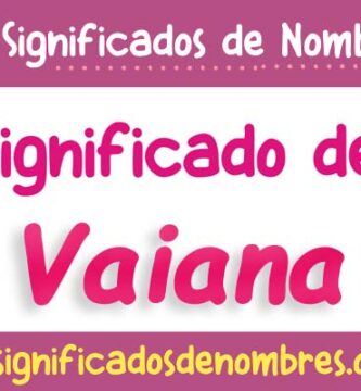 Significado de Vaiana