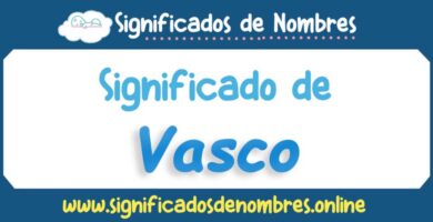 Significado de Vasco