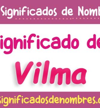 Significado de Vilma