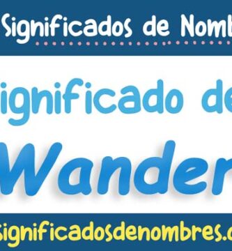 Significado de Wander