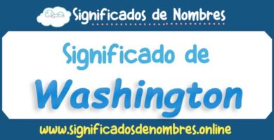 Significado de Washington