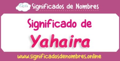 Significado de Yahaira