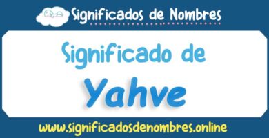 Significado de Yahve