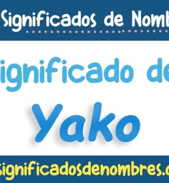 Significado de Yako
