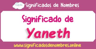 Significado de Yaneth