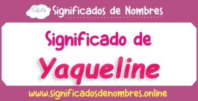 Significado de Yaqueline