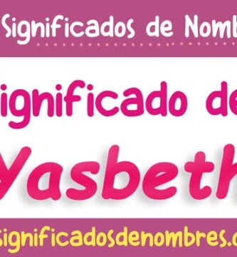 Significado de Yasbeth