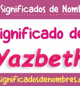 Significado de Yazbeth