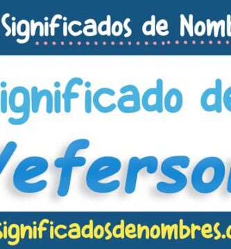 Significado de Yeferson