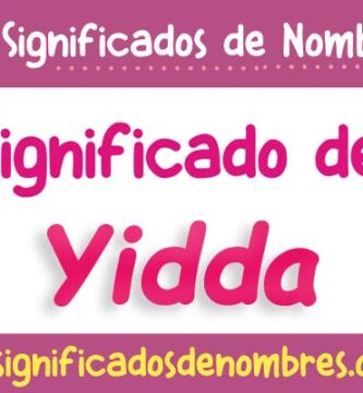 Significado de Yidda