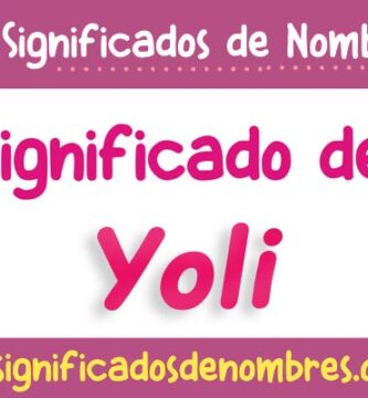 Significado de Yoli