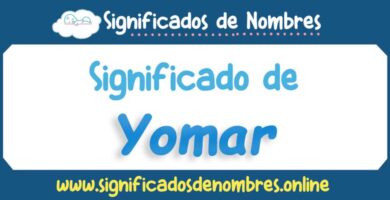 Significado de Yomar