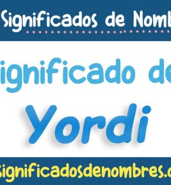 Significado de Yordi