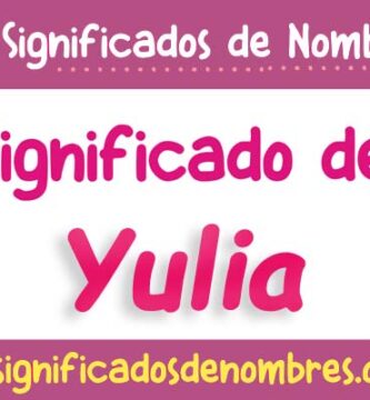Significado de Yulia