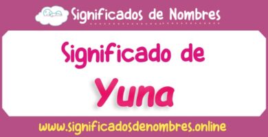 Significado de Yuna