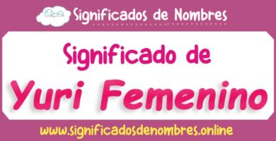 Significado de Yuri Femenino