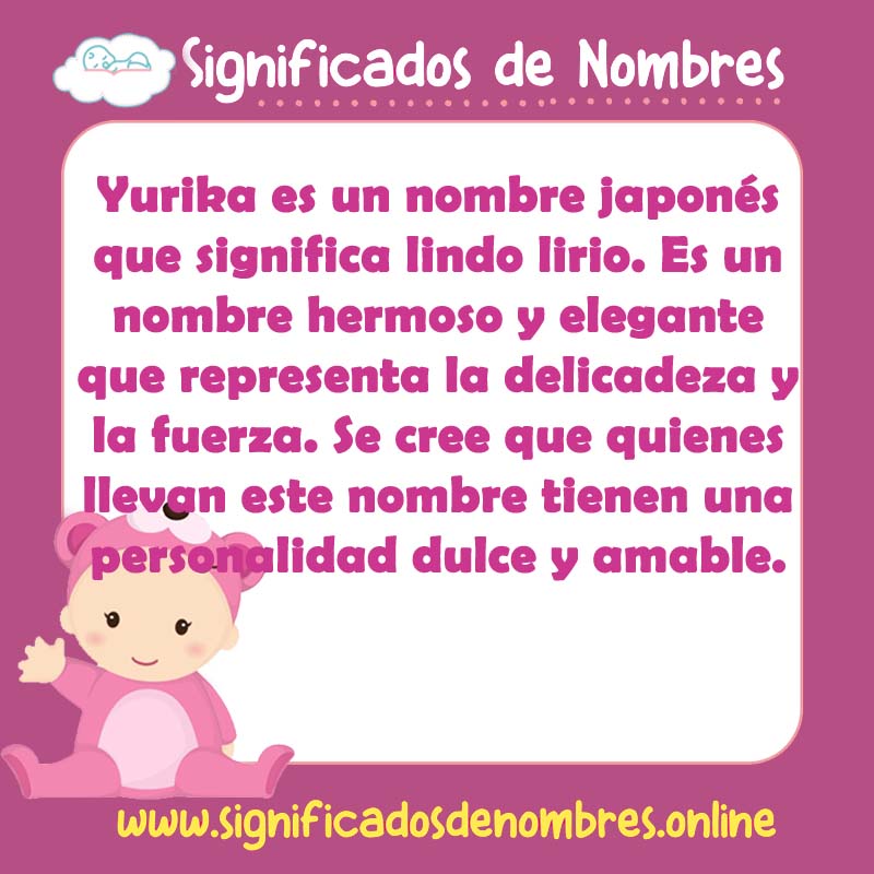 Significado y origen del nombre Yurika