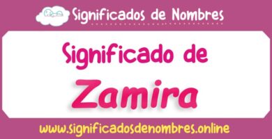 Significado de Zamira