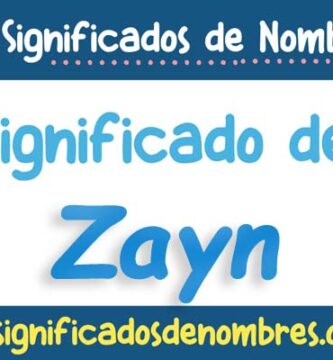 Significado de Zayn